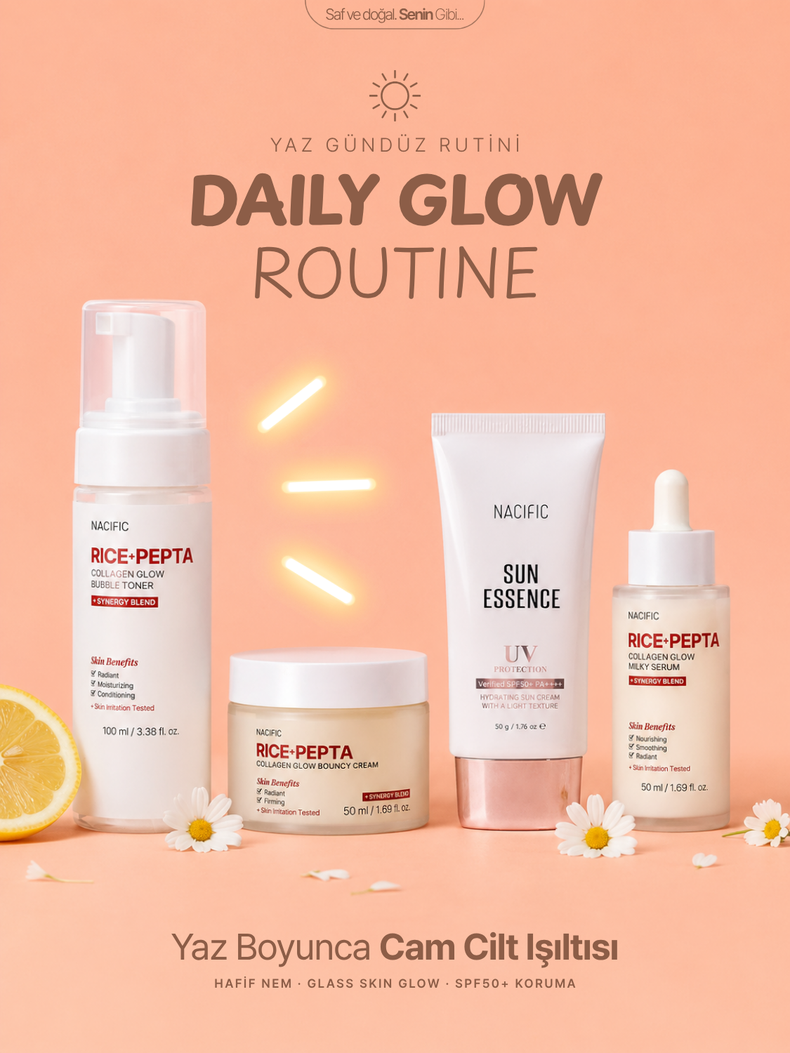 ☀️ SUMMER DAILY GLOW ROUTINE