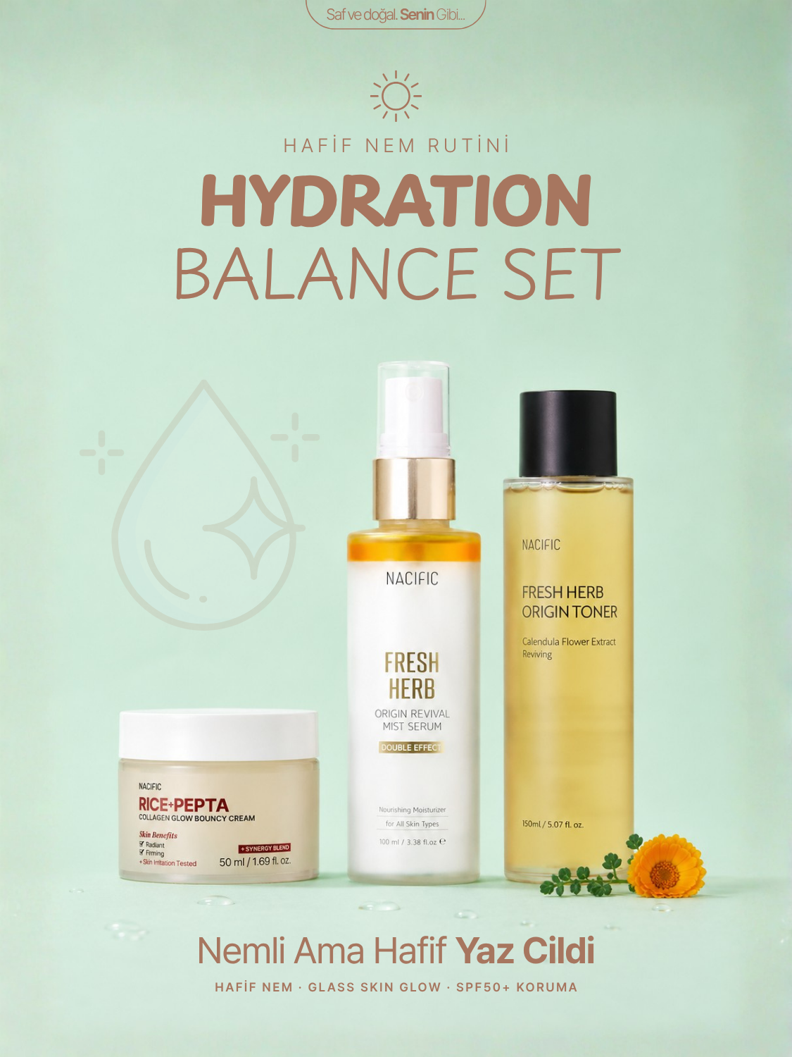 💧 SUMMER HYDRATION BALANCE SET (Hafif Nem Rutini)