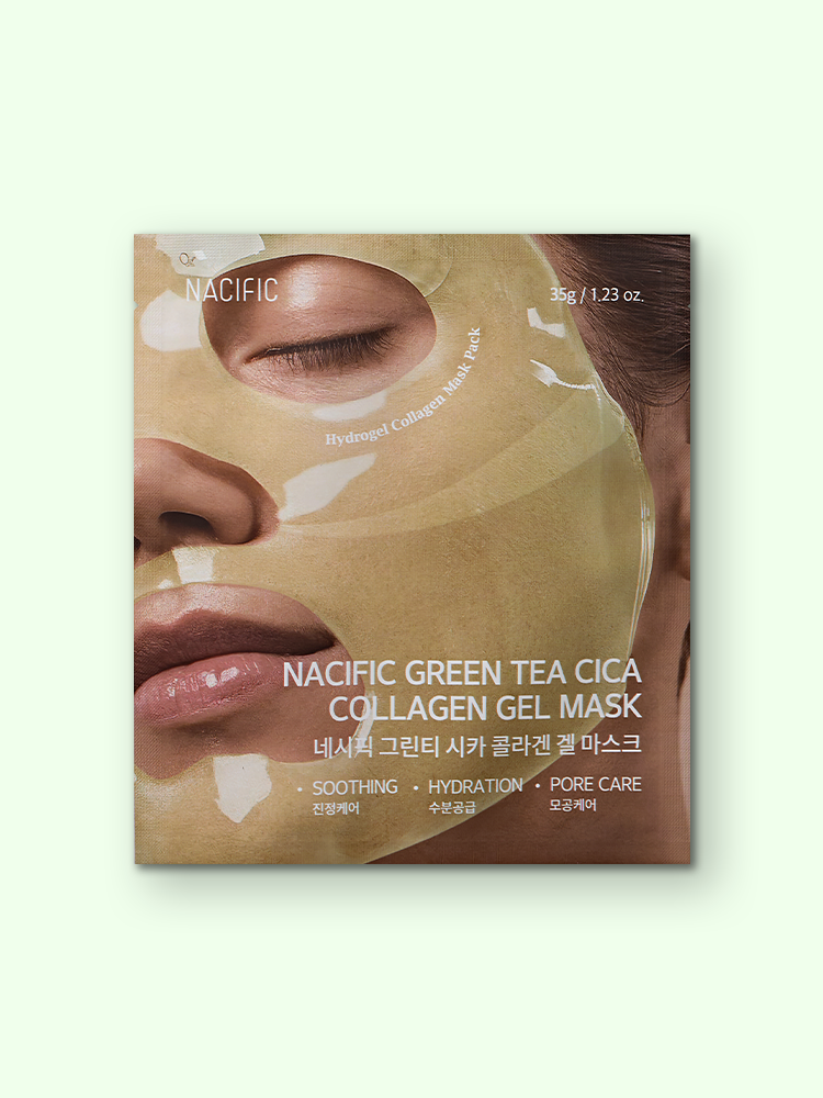 Green Tea Cica Collagen Gel Mask