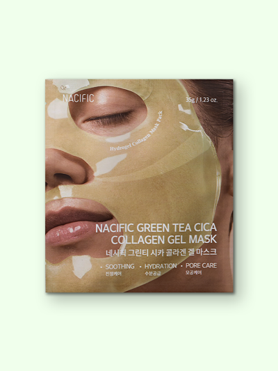 Green Tea Cica Collagen Gel Mask